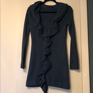 Sweater dress- dusty blue